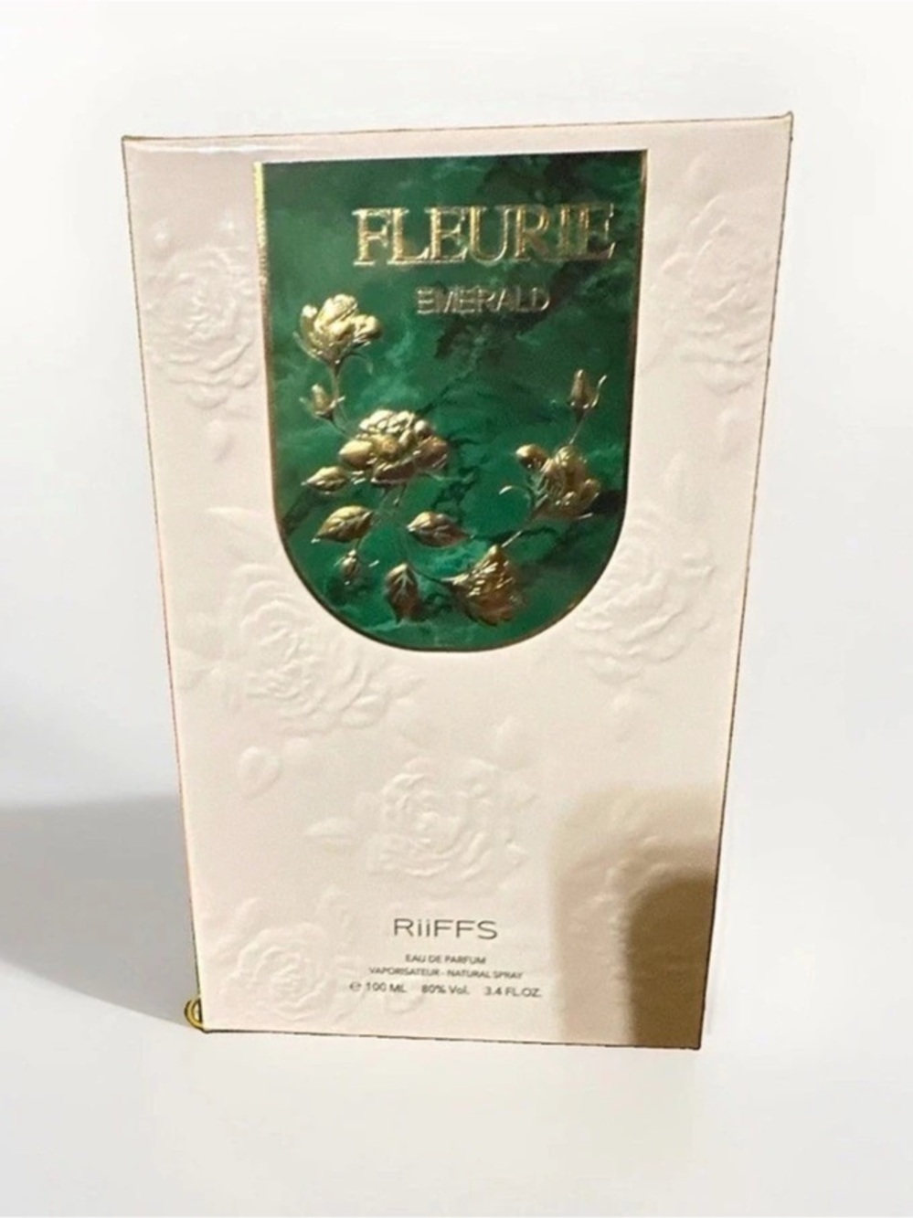 Riffs Emerald Fragrance “empty” Box 3.4fl oz